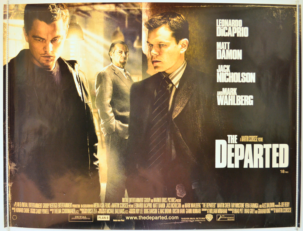 The Departed Original Quad Poster - Film Poster - Movie Poster  