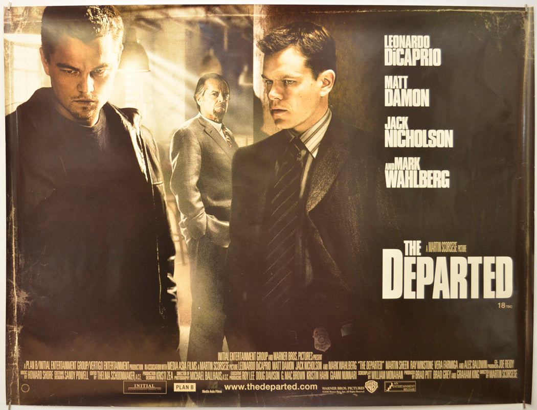 The Departed Original Quad Poster - Film Poster - Movie Poster  