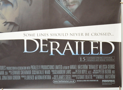 DERAILED (Bottom Right) Cinema Quad Movie Poster 