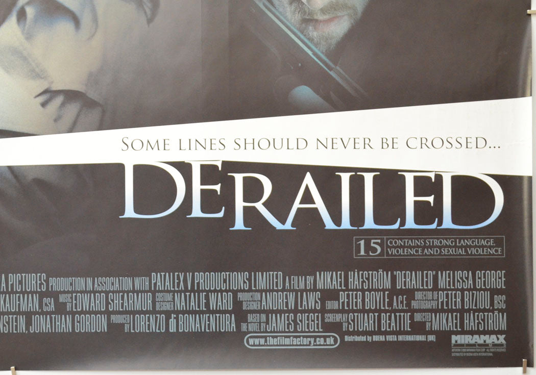 DERAILED (Bottom Right) Cinema Quad Movie Poster 