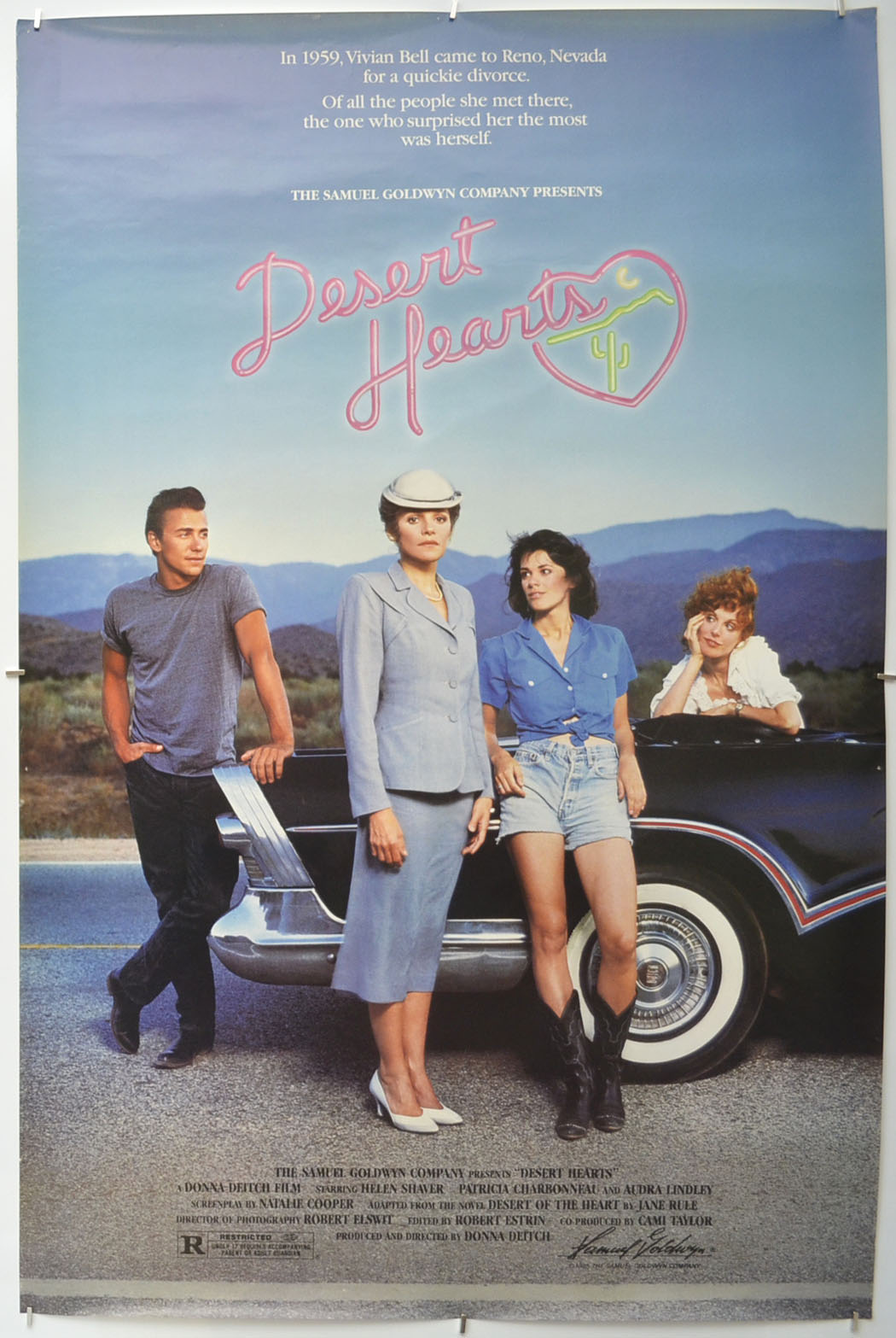 Desert Hearts Original One Sheet Poster - Film Poster - Movie Poster