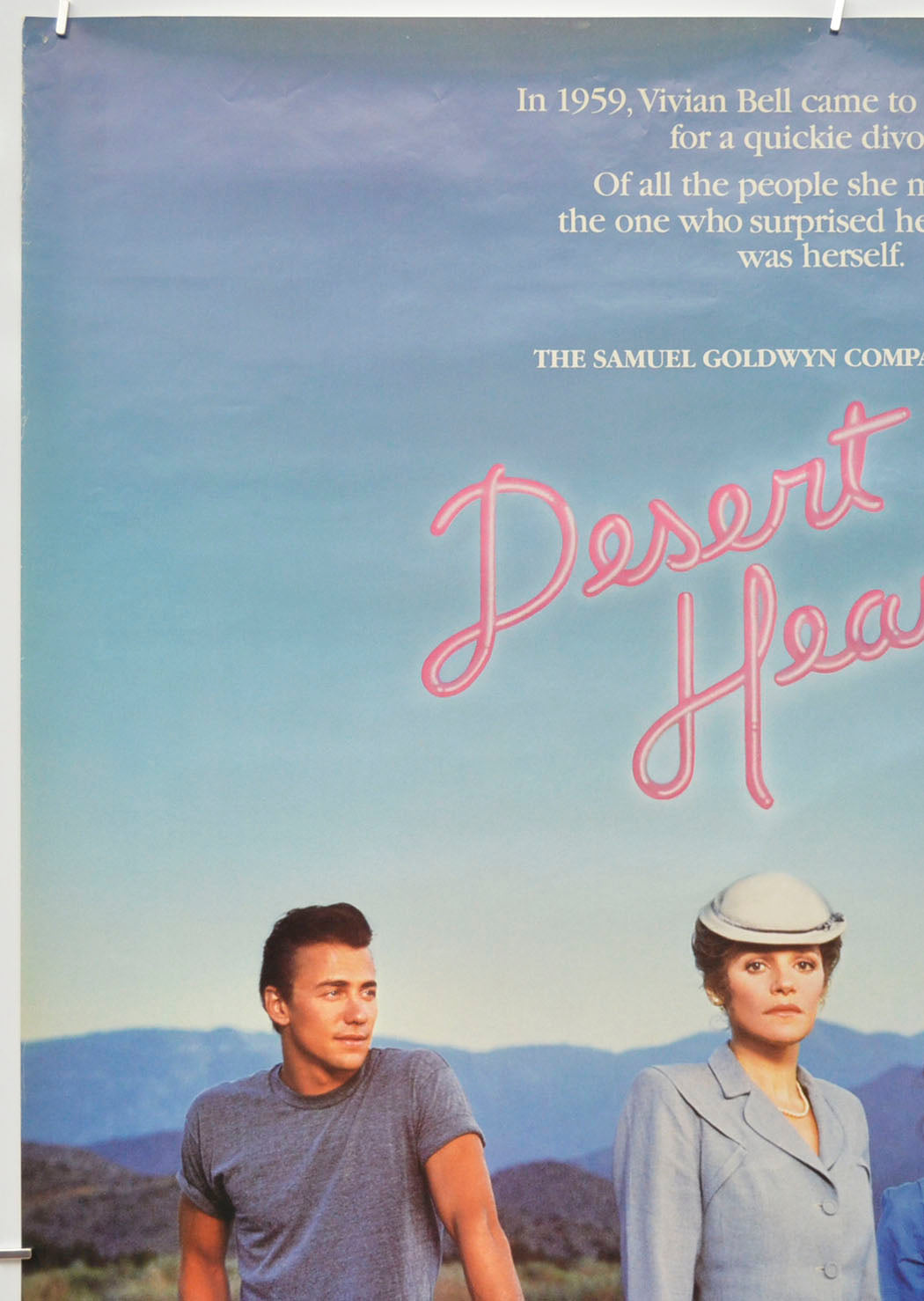 DESERT HEARTS (Top Left) Cinema One Sheet Movie Poster 