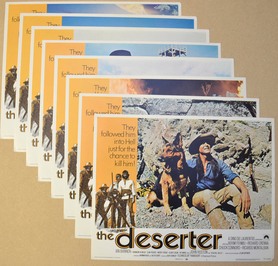 The Deserter Set Of 8 Original Cinema Lobby Cards 