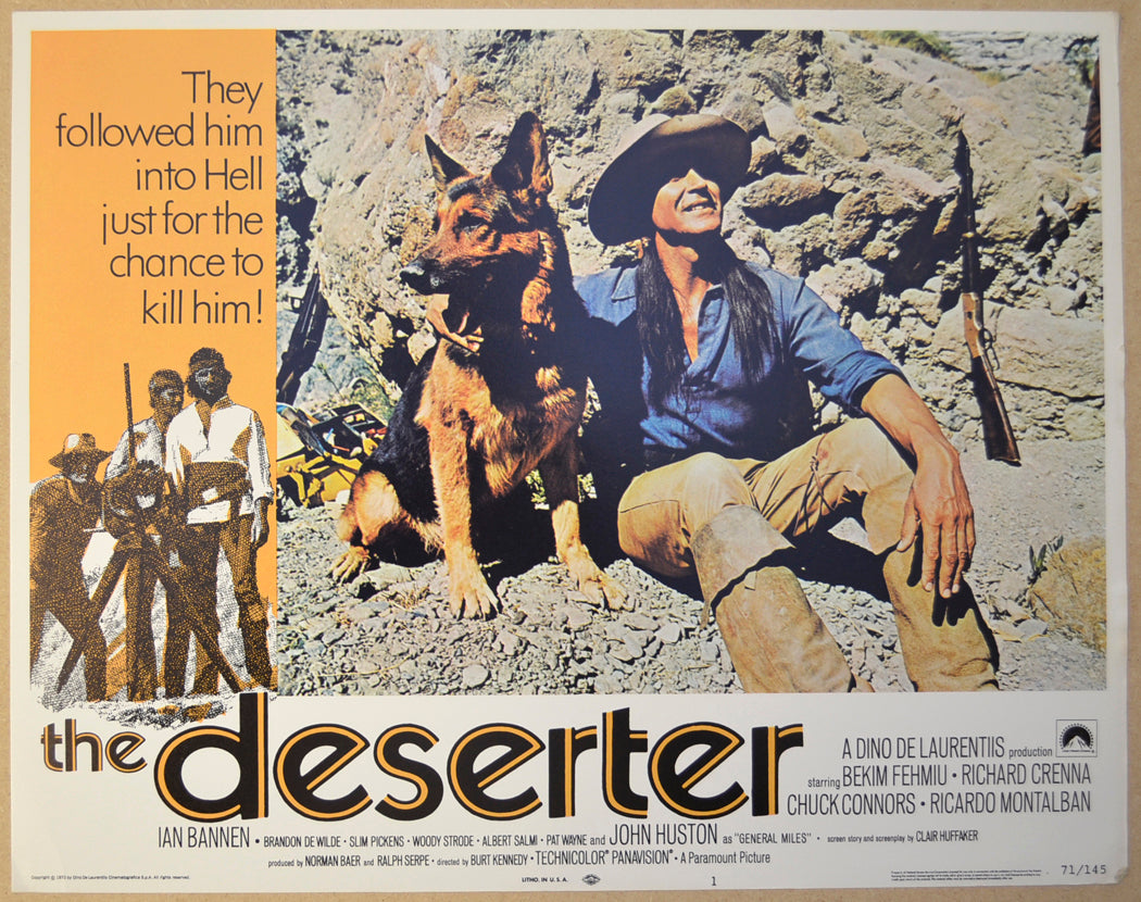 THE DESERTER (Card 1) Cinema Lobby Card Set 