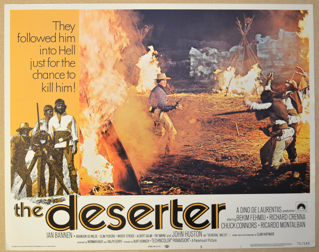 THE DESERTER (Card 3) Cinema Lobby Card Set 