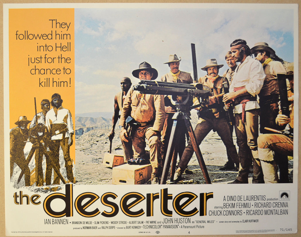 THE DESERTER (Card 4) Cinema Lobby Card Set 