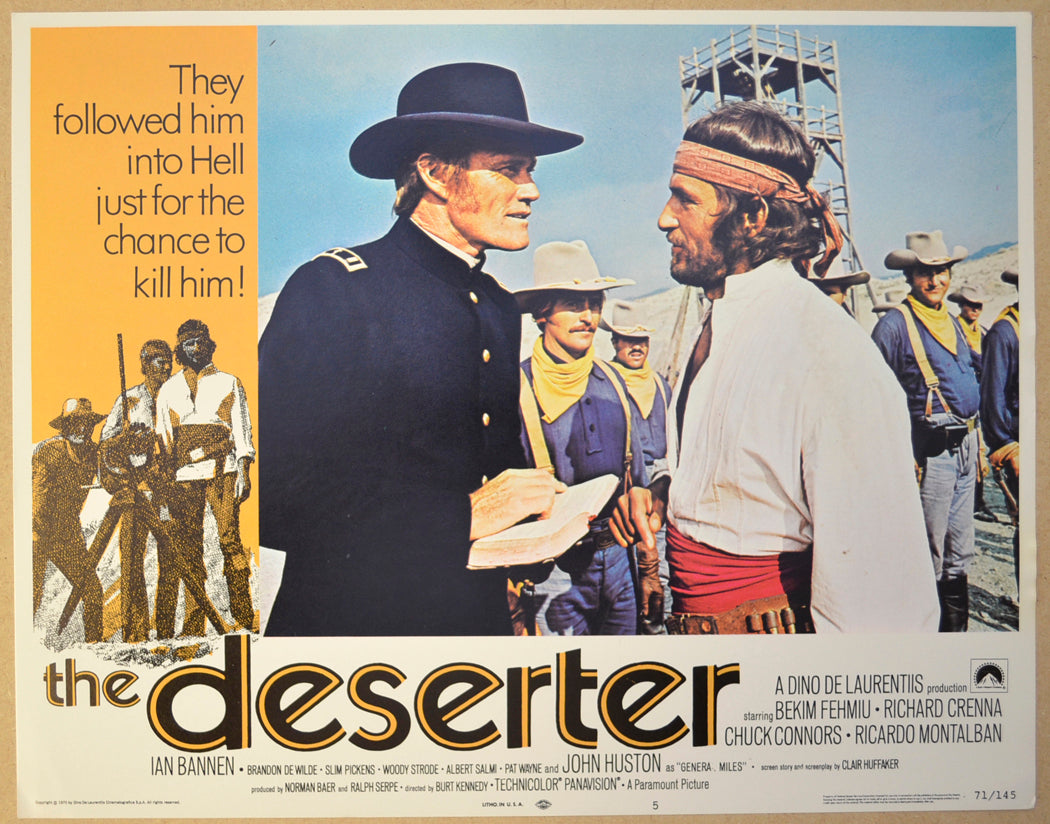 THE DESERTER (Card 5) Cinema Lobby Card Set 