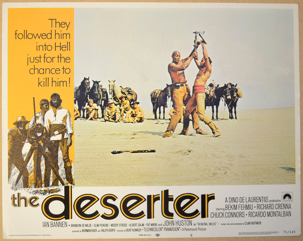 THE DESERTER (Card 6) Cinema Lobby Card Set 