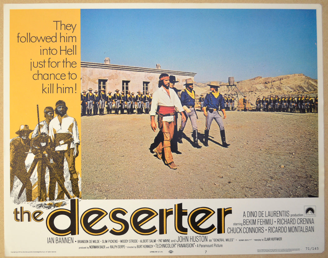 THE DESERTER (Card 7) Cinema Lobby Card Set 