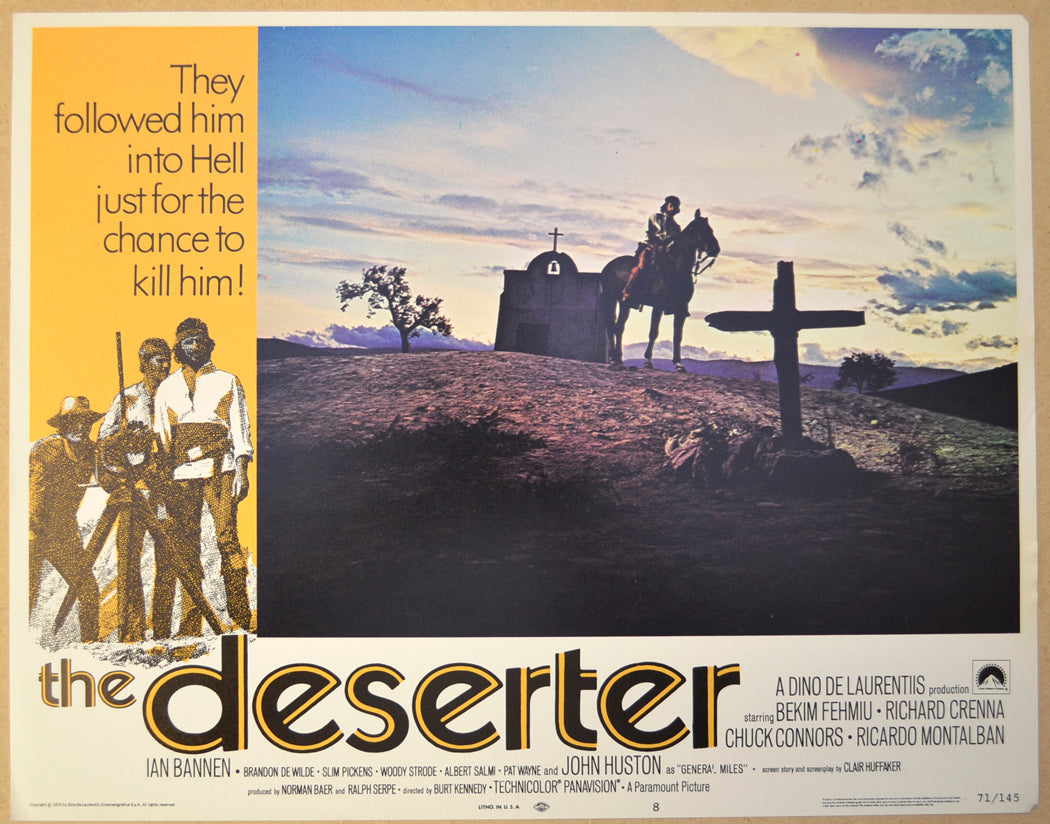 THE DESERTER (Card 8) Cinema Lobby Card Set 