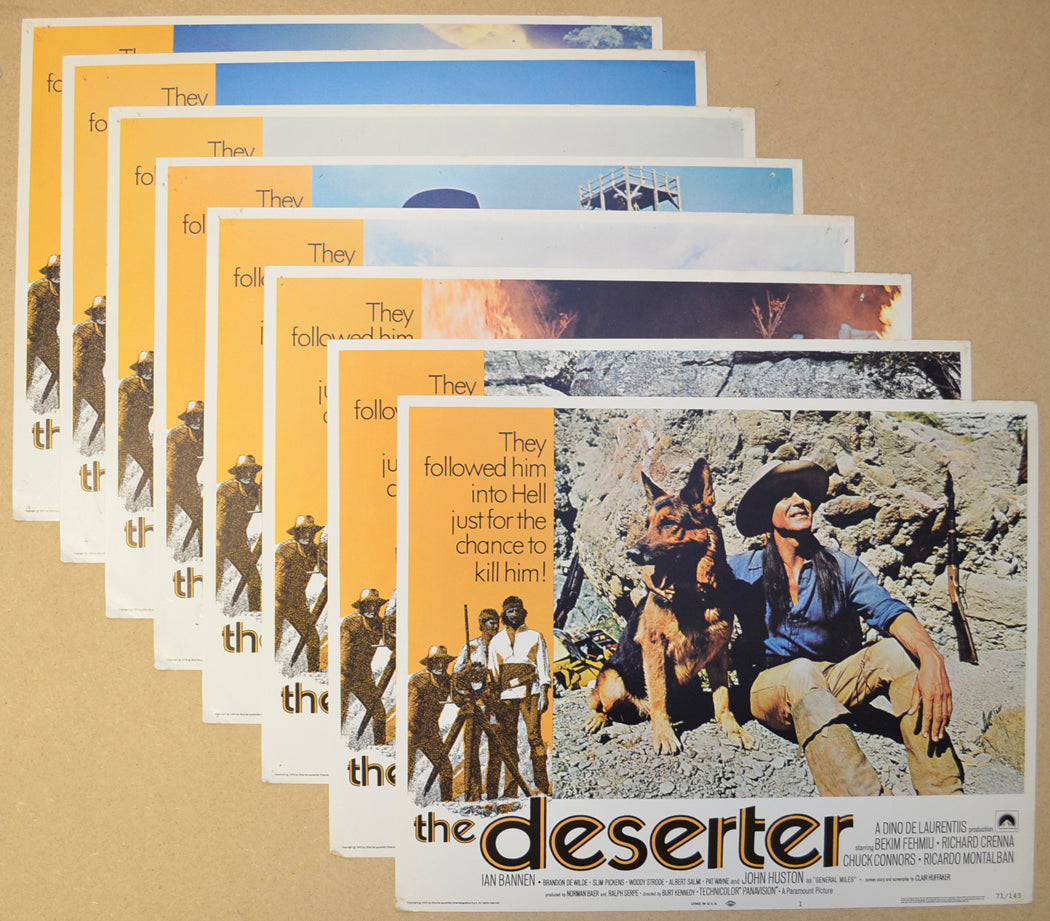 The Deserter Set Of 8 Original Cinema Lobby Cards 