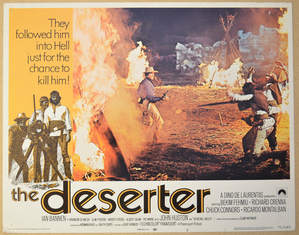 THE DESERTER (Card 3) Cinema Lobby Card Set 