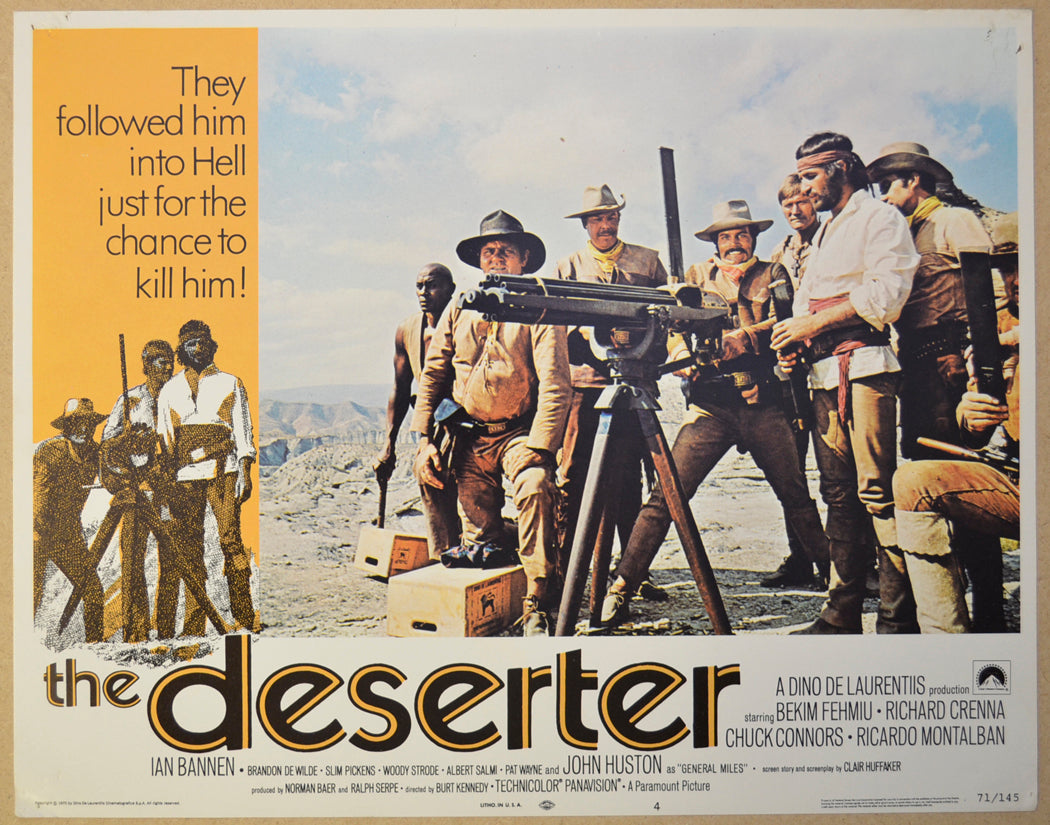 THE DESERTER (Card 4) Cinema Lobby Card Set 