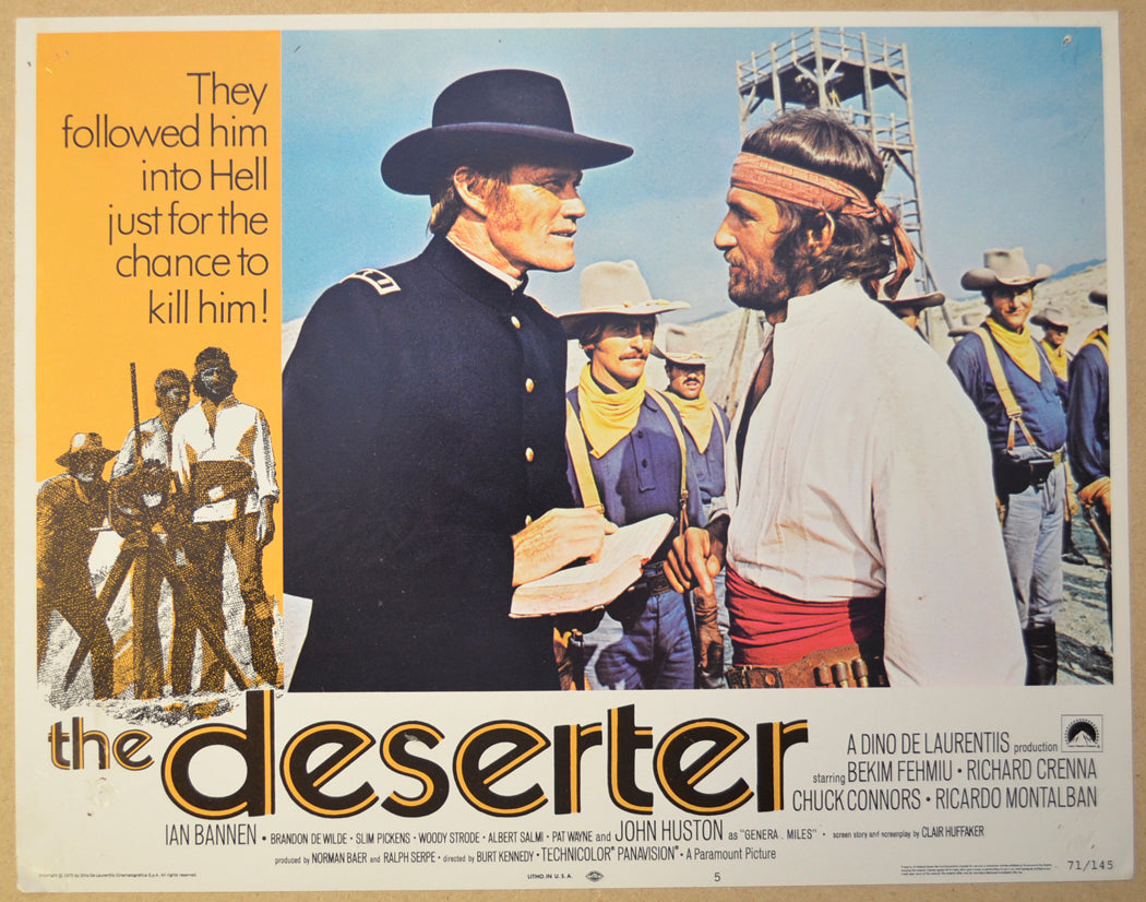 THE DESERTER (Card 5) Cinema Lobby Card Set 