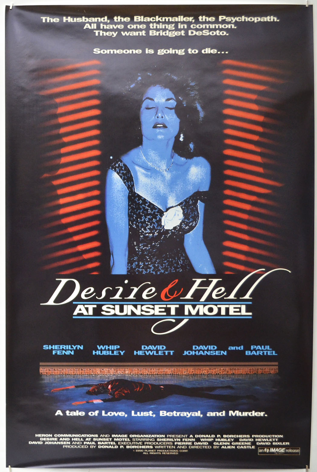 Desire and Hell at Sunset Motel Original One Sheet Poster - Film Poster - Movie Poster