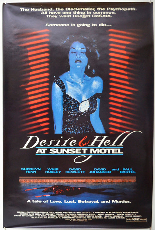 Desire and Hell at Sunset Motel Original One Sheet Poster - Film Poster - Movie Poster