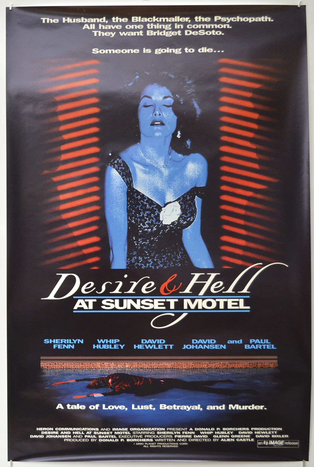 Desire and Hell at Sunset Motel Original One Sheet Poster - Film Poster - Movie Poster