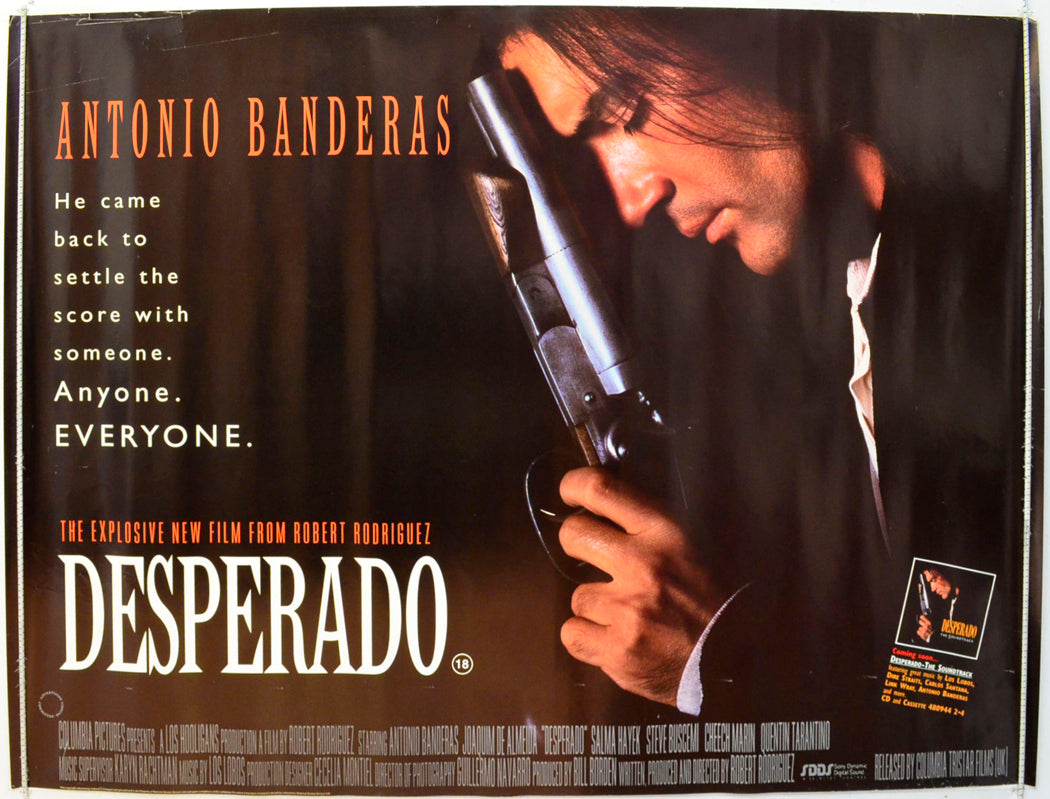 Desperado Original British Quad Poster - Film Poster - Movie Poster 