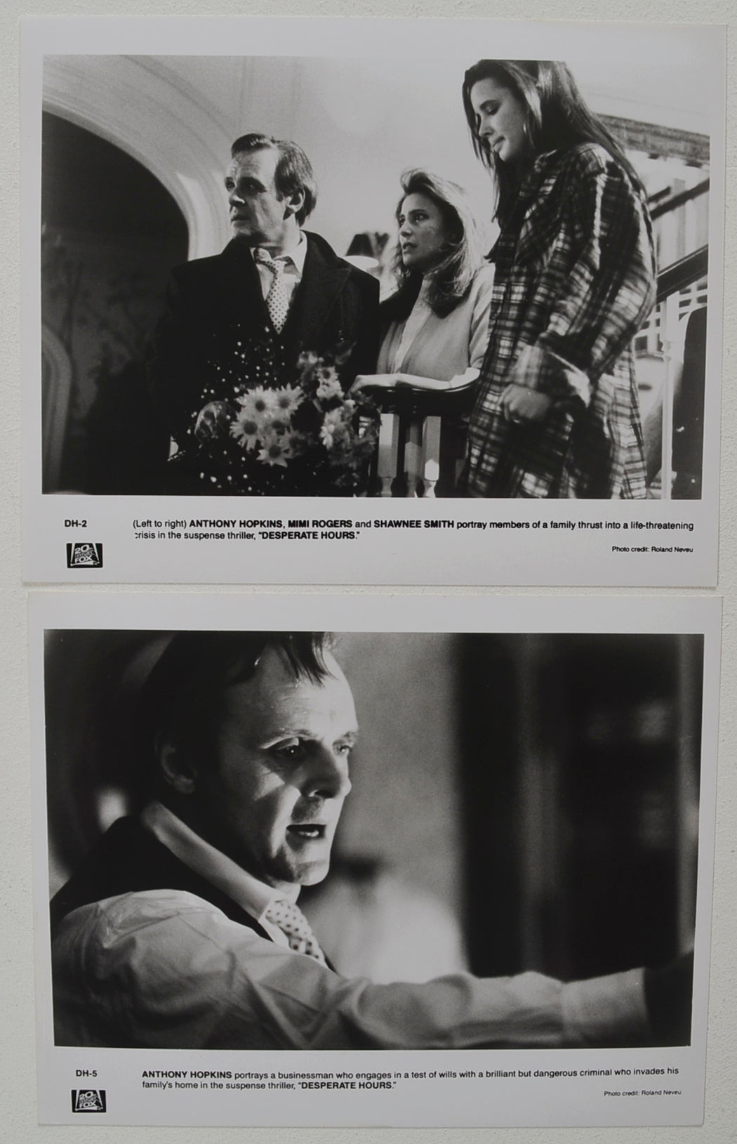 Desperate Hours  2 Original Black And White Press Stills 