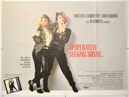 Desperately Seeking Susan Original Quad Poster - Film Poster - Movie Poster