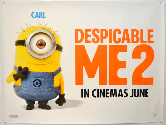 Despicable Me 2  (Carl - Teaser / Advance Version)   Original Quad Poster - Film Poster - Movie Poster