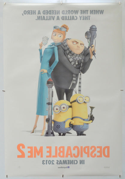 Despicable Me 2 (Back) Cinema One Sheet Movie Poster 