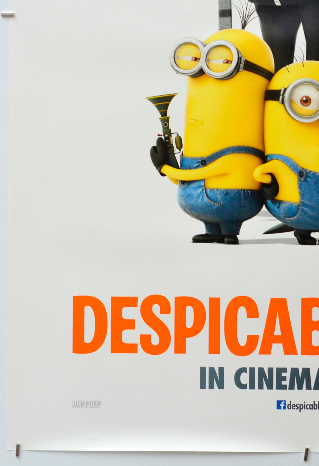 Despicable Me 2 (Bottom Left) Cinema One Sheet Movie Poster 