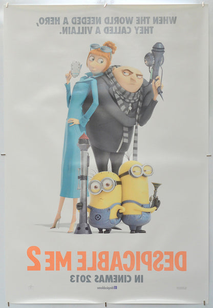 Despicable Me 2 (Back) Cinema One Sheet Movie Poster 