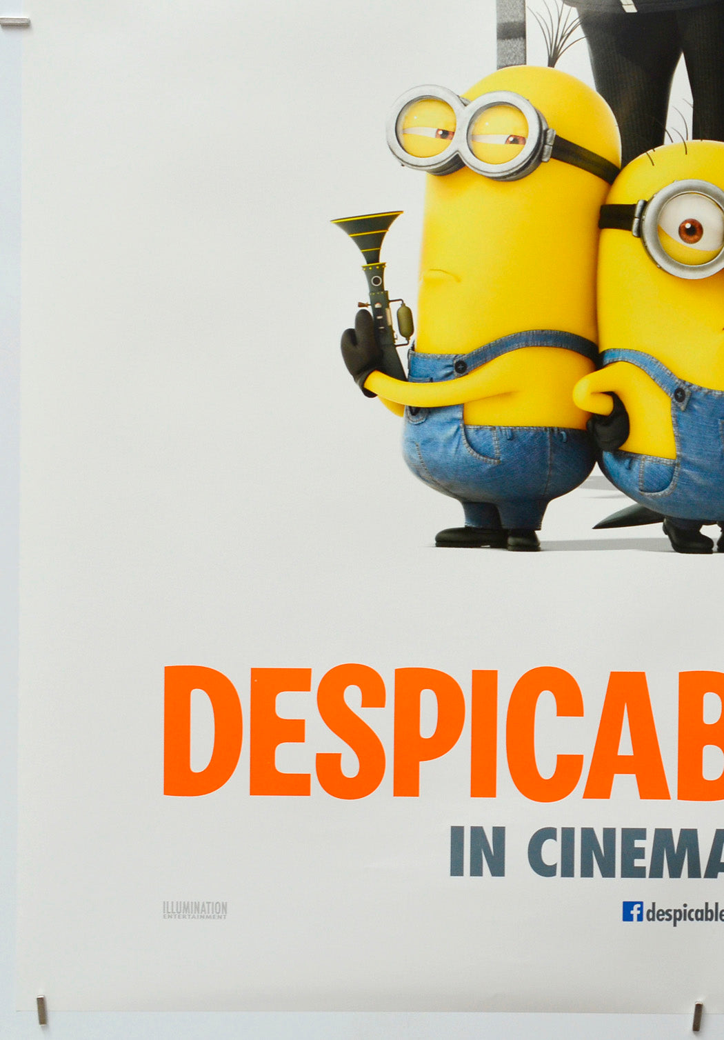 Despicable Me 2 (Bottom Left) Cinema One Sheet Movie Poster 