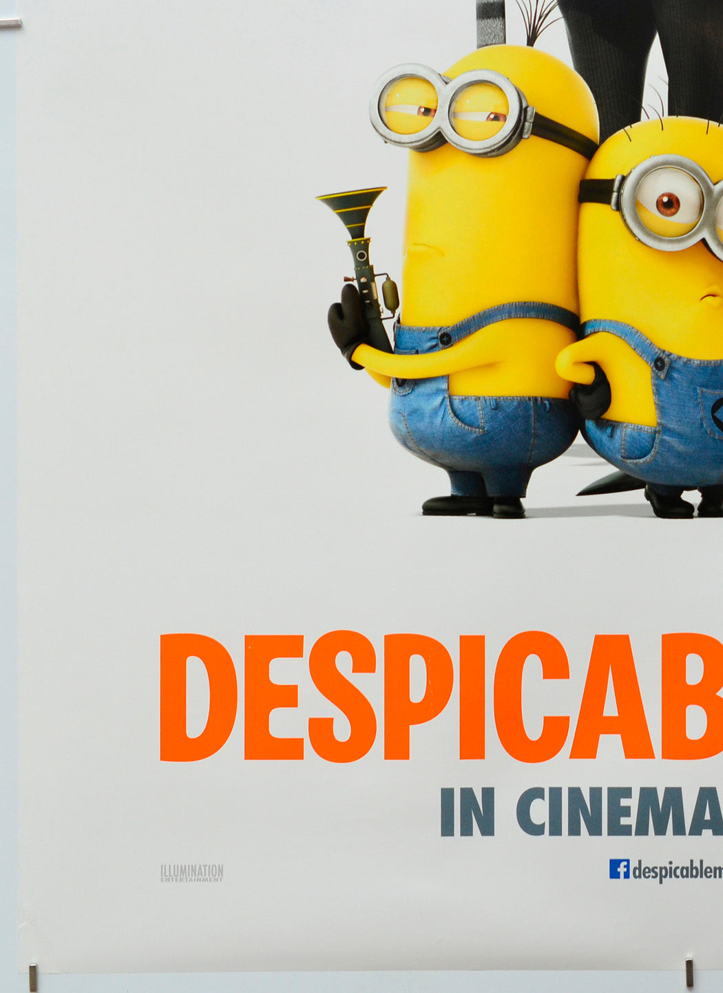 Despicable Me 2 (Bottom Left) Cinema One Sheet Movie Poster 