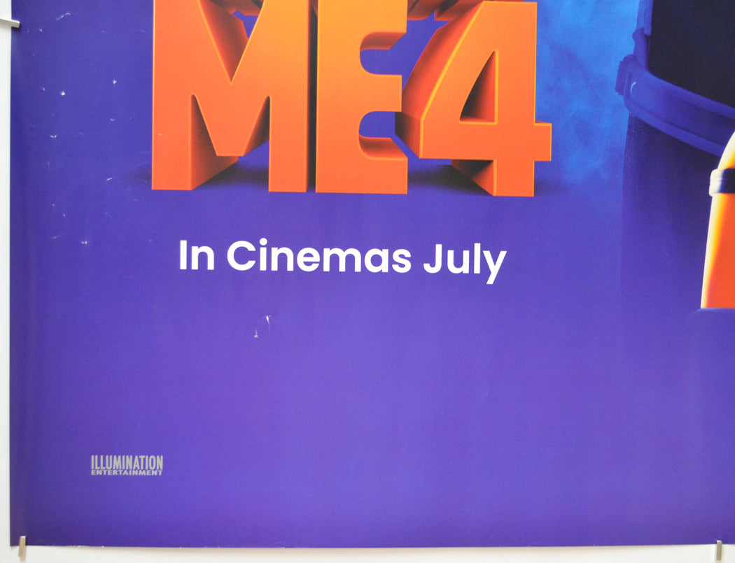 DESPICABLE ME 4 (Bottom Left) Cinema Quad Movie Poster 