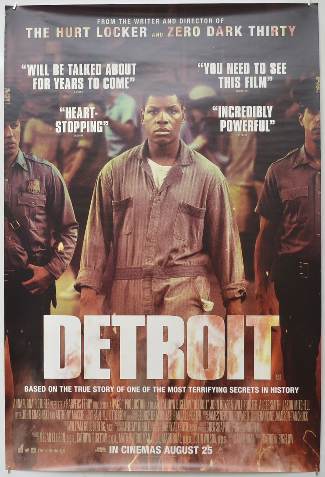 Detroit Original One Sheet Poster - Film Poster - Movie Poster