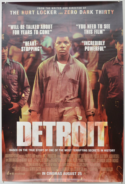 Detroit Original One Sheet Poster - Film Poster - Movie Poster