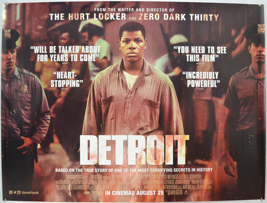 Detroit  Original Quad Poster - Film Poster - Movie Poster