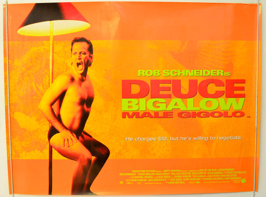 Deuce Bigalow : Male Gigolo  Original British Quad Poster - Film Poster - Movie Poster