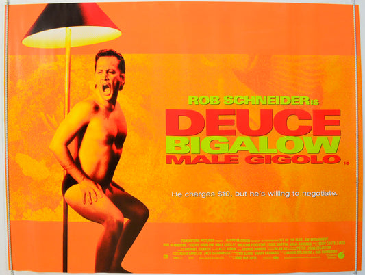 Deuce Bigalow : Male Gigolo  Original British Quad Poster - Film Poster - Movie Poster