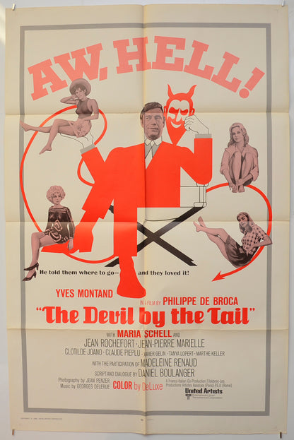 The Devil By The Tail (a.k.a. Le diable par la queue) Original One Sheet Poster - Film Poster - Movie Poster