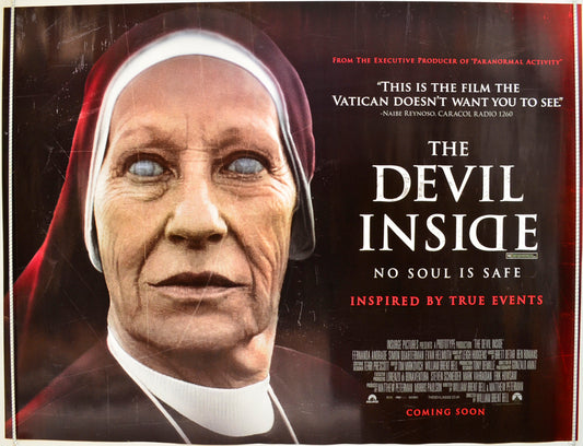 The Devil Inside Original Quad Poster - Film Poster - Movie Poster  