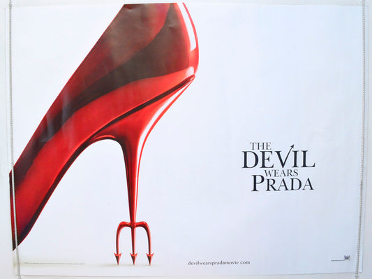 The Devil Wears Prada   (Teaser / Advance Version) Original British Quad Poster - Film Poster - Movie Poster