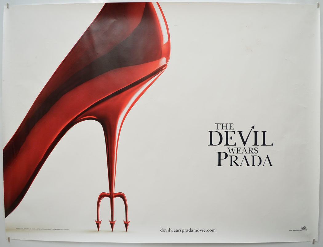 The Devil Wears Prada (Teaser / Advance Version ) Original Quad Poster - Film Poster - Movie Poster