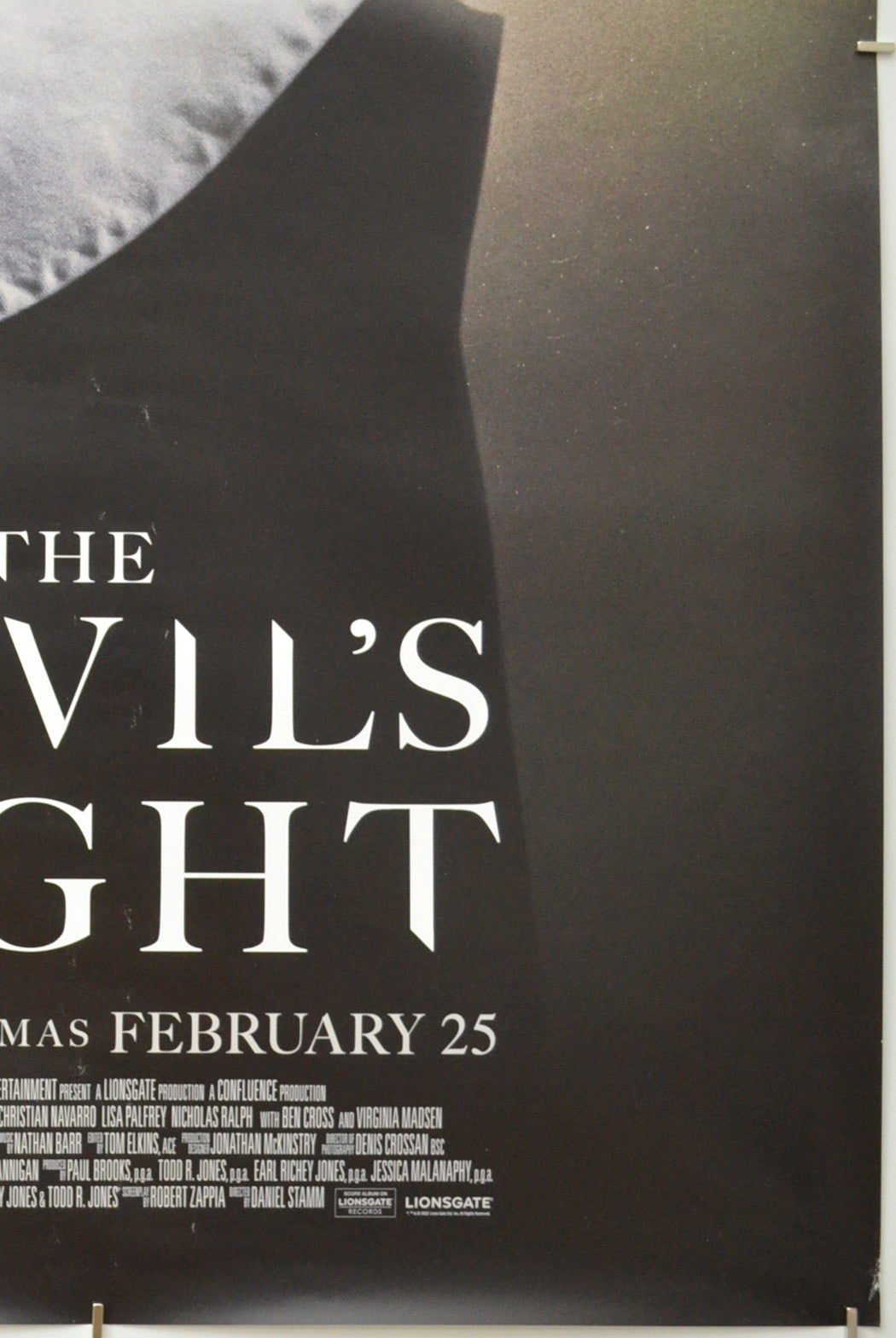 THE DEVIL’S LIGHT (Bottom Right) Cinema One Sheet Movie Poster 