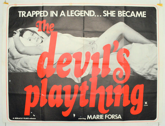 The Devil's Plaything  (a.k.a. Der Fluch der schwarzen Schwestern)   Original British Quad Poster - Film Poster - Movie Poster 