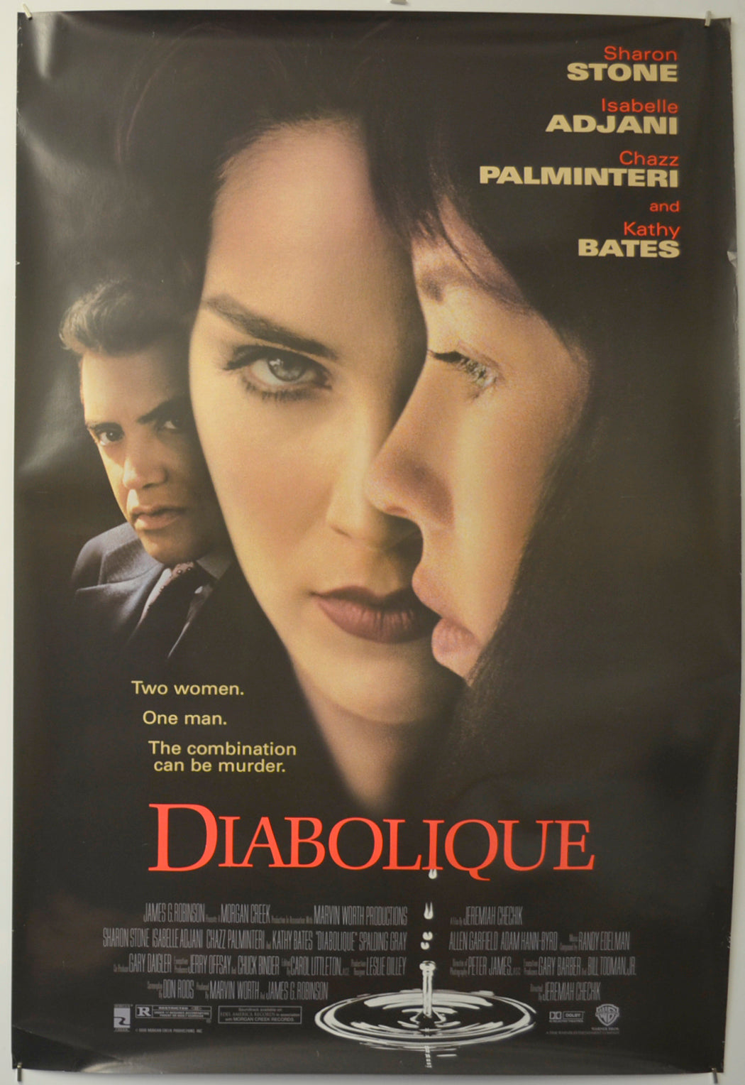 Diabolique  Original One Sheet Poster - Film Poster - Movie Poster