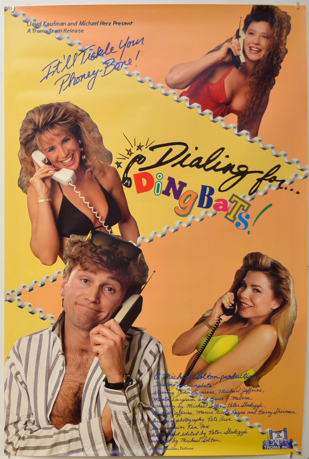 Dialing for Dingbats Original One Sheet Poster - Film Poster - Movie Poster