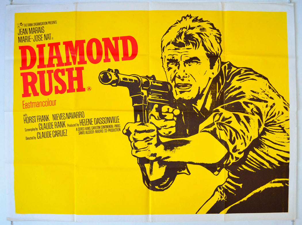 Diamond Rush  (a.k.a. Le paria)   Original British Quad Poster - Movie Poster