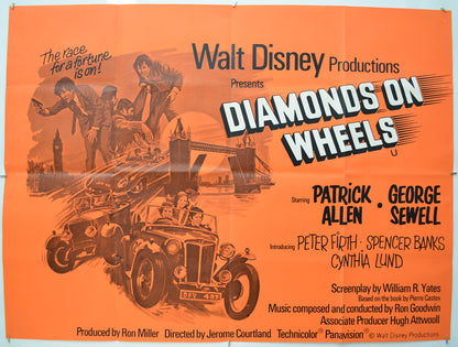 Diamonds On Wheels Original Quad Poster - Film Poster - Movie Poster