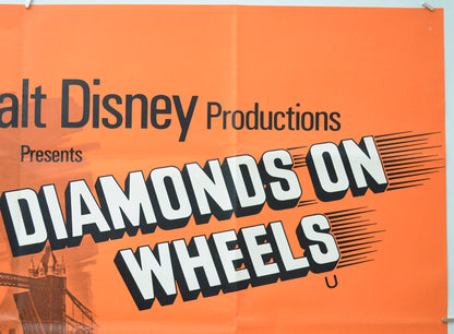 DIAMONDS ON WHEELS (Top Right) Cinema Quad Movie Poster 