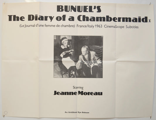 The Diary Of A Chambermaid (a.k.a. Le journal d'une femme de chamber) Original Quad Poster - Film Poster - Movie Poster