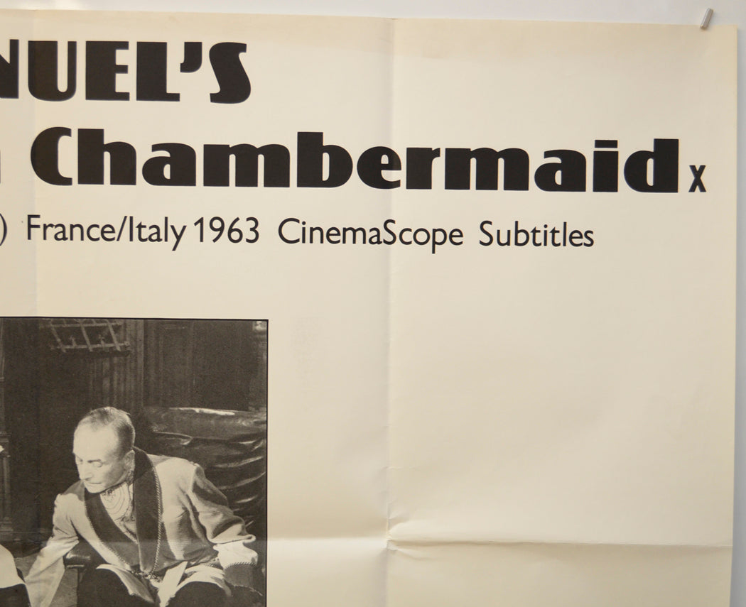 THE DIARY OF A CHAMBERMAID (Top Right) Cinema Quad Movie Poster 