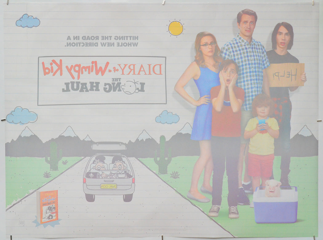 Diary Of A Wimpy Kid: The Long Haul (Back) Cinema Quad Movie Poster 